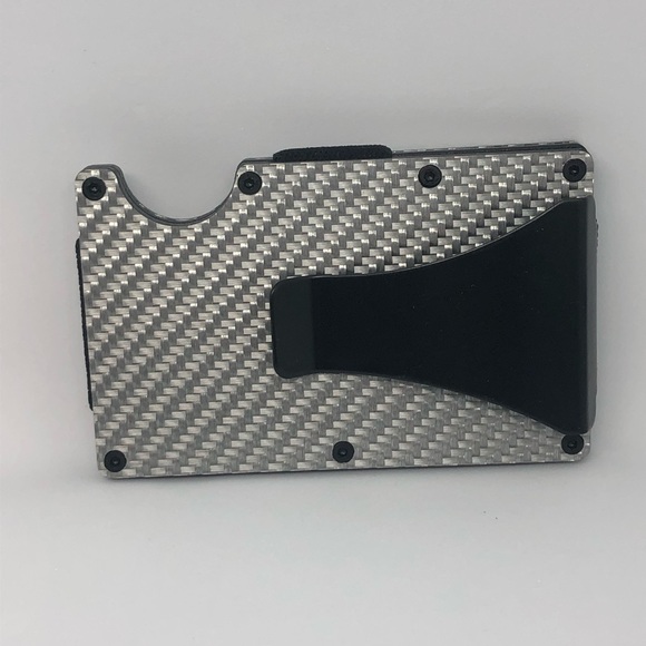 Sleek Carbon Fibre Cardholder & Money Clip Wallet - Picture 9 of 9